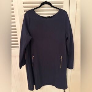 Gap long-sleeve knit swing dress